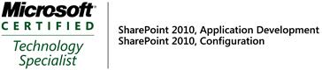 Microsoft Certified Technology Specialist for SharePoint 2010 logo